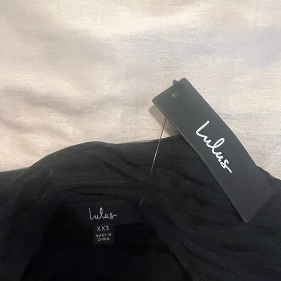 Lulus Perfect Mesh Black Bodycon Dress size XXS - Picture 3 of 3